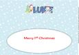 First Christmas Bunny Rabbits Luke Large Dl Insert