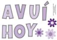Extra Words for My 'any Age' with Purple Flowers in Pot Card