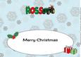 Santa on Tractor Ross Large Dl Insert