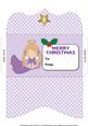 Christmas Angel with Present Money Wallet
