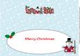 Snowman Emma & Shaun Large Dl Insert