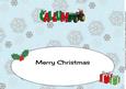 Santa on Tractor Callum Large Dl Insert