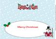 Snowman Lynds & Cam Large Dl Insert