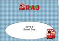 Red Bus Raj Large Dl Insert