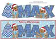 Christmas Teddies Max Large Dl
