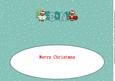 Christmas Owls Ebony Large Dl Insert