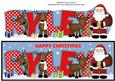 Santa and His Reindeers Ryley Large Dl