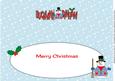 Merry Christmas from Buckland Dinham Large Dl Insert