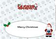 Merry Christmas from Salisbury Large Dl Insert