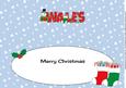 Merry Christmas from Wales Large Dl Insert