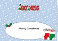 Merry Christmas from Bo'ness Large Dl Insert