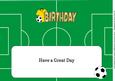 Yellow Football Top Birthday Large Dl Insert