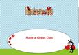Cute Ladybirds Anniversary Large Dl Insert