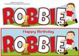 Footballer in Red & White Robbie Large Dl