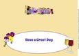 Bright Flowers & Wine Mum Large Dl Insert