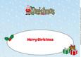 Rabbit Santa Christmas Large Dl Insert