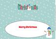 Snowman Christmas Large Dl Insert