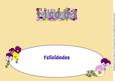 Bright Flowers Felicidades Large Dl Insert