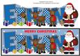 Santa and His Reindeers Ethan Large Dl