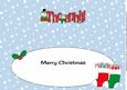 Merry Christmas from Thornhill Snowman Large Dl 2 Insert