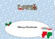 Merry Christmas from Dumfries Rudolf Large Dl Insert