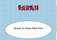 Scottish Australian Theme Sarah Large Dl Insert