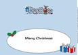 Scottish Rudolf the Reindeer Brother Large Dl Insert