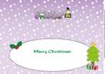 Snowman in Jacket with Tree Sister Large Dl Insert