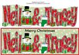 Christmas Names Neil & Tracey Large Dl