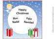 Insert for 8x8 Christmas Names Vicky & Felipe