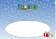 Shy Santa Feliz Navidad Large Dl Insert
