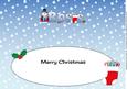 Snowman in Jacket Ross Large Dl Insert
