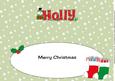 Snowman in Jacket Holly Large Dl Insert