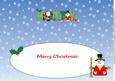 Santa & Snowman Kitty Large Dl Insert