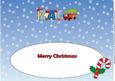 Christmas Fire Engine Zac Large Dl Insert