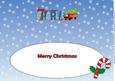 Christmas Fire Engine Charlie Large Dl Insert