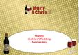 Golden Wedding Anniversary Mary & Chris Large Dl Insert
