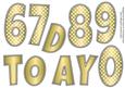 Extra Numbers 6 to 9 and 0 for My 'any Age' Mini Kits