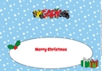 Christmas Motorbikes GARY large dl insert