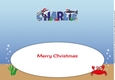 Christmas Sharks CHARLIE large dl insert