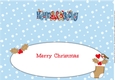 Gingerbread Couple KEVIN & BECKY large dl insert