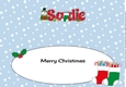 Snowman in jacket SADIE large dl insert