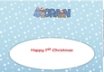 First Christmas Teddies ORAN large dl insert