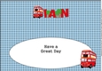 Red Bus IAN large dl insert