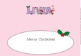 Christmas Fairies LIVIA large dl insert