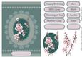 Cherry in Blossom with Lace - Green