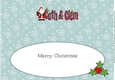 Santa in coat CATH & CLEM large dl insert