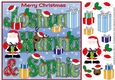 8x8 Christmas Names JOSHUA, HANNA & SOPHIE