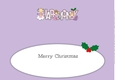 Christmas Angels HARMONY large dl insert