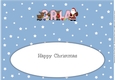 Santa and his Reindeers ORLA large dl insert